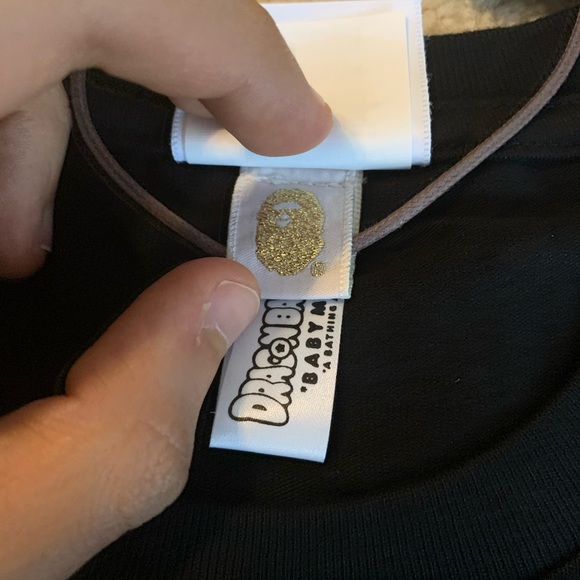 Bape Black Dragon Ball Z Short Sleeve Tee - Picture 4 of 7